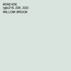 #DAE4DE - Willow Brook Color Image